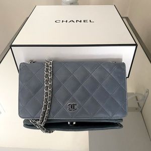 💙 Final SALE❤️Chanel Quilted Leather WOC  💙